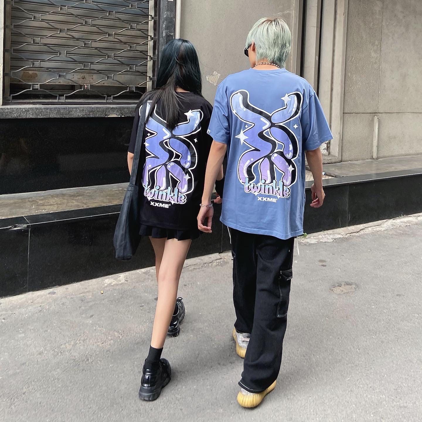 Áo Thun Big Logo Twinkle Tshirt - Steel