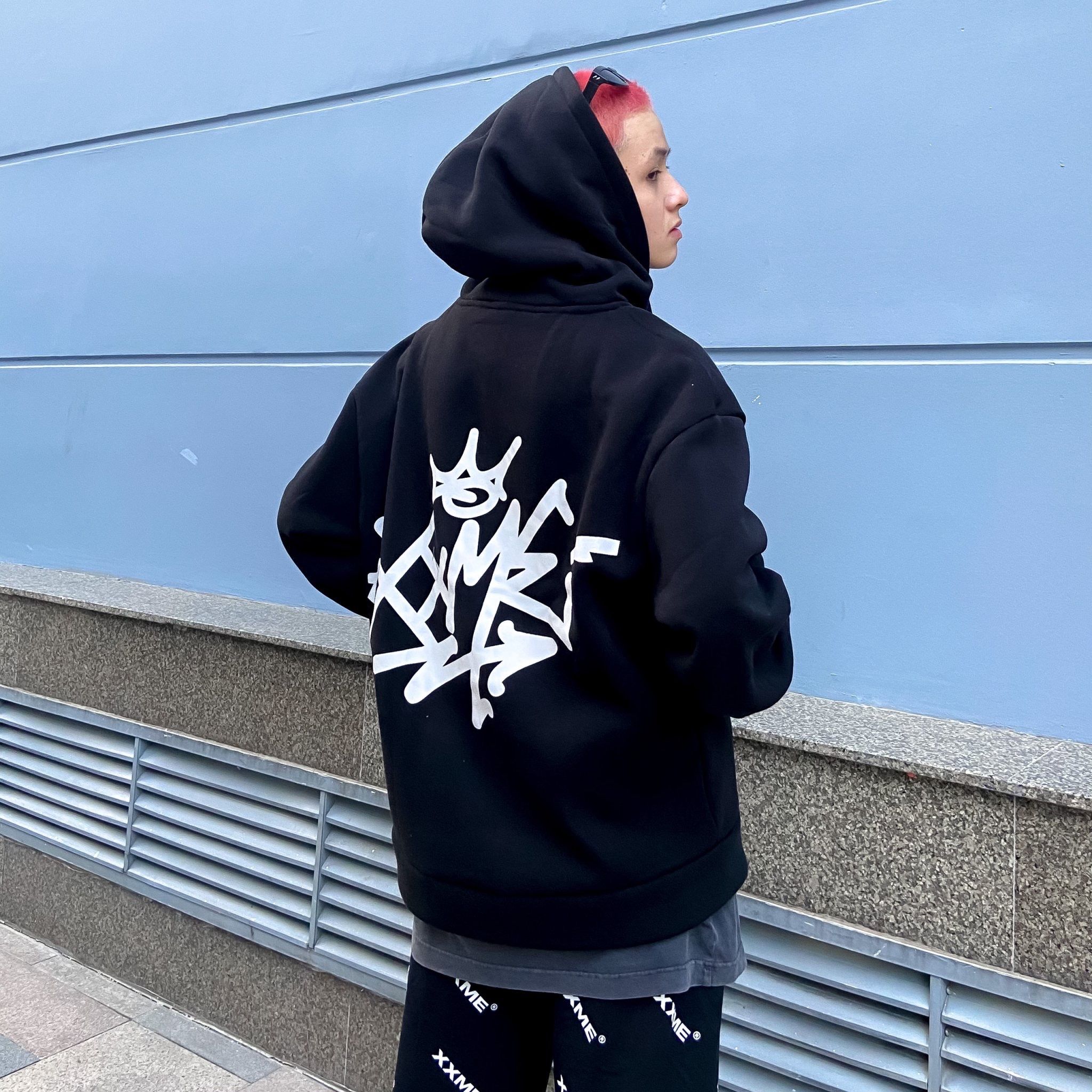 Icon Hoodie Zip up - Black
