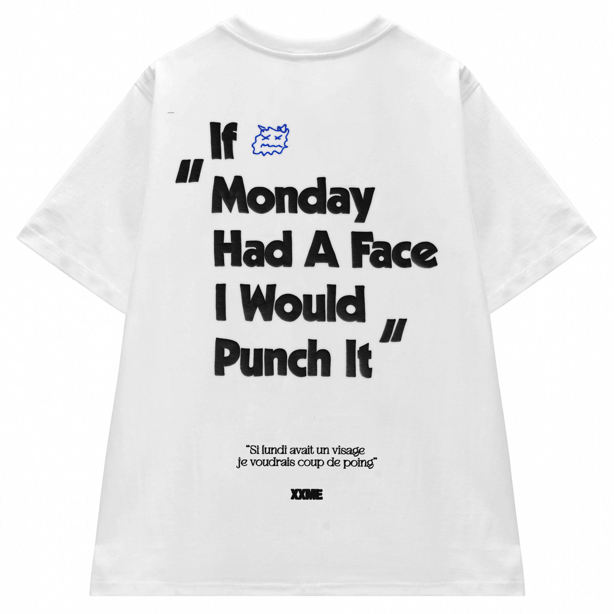 Áo Thun Hate Monday - White