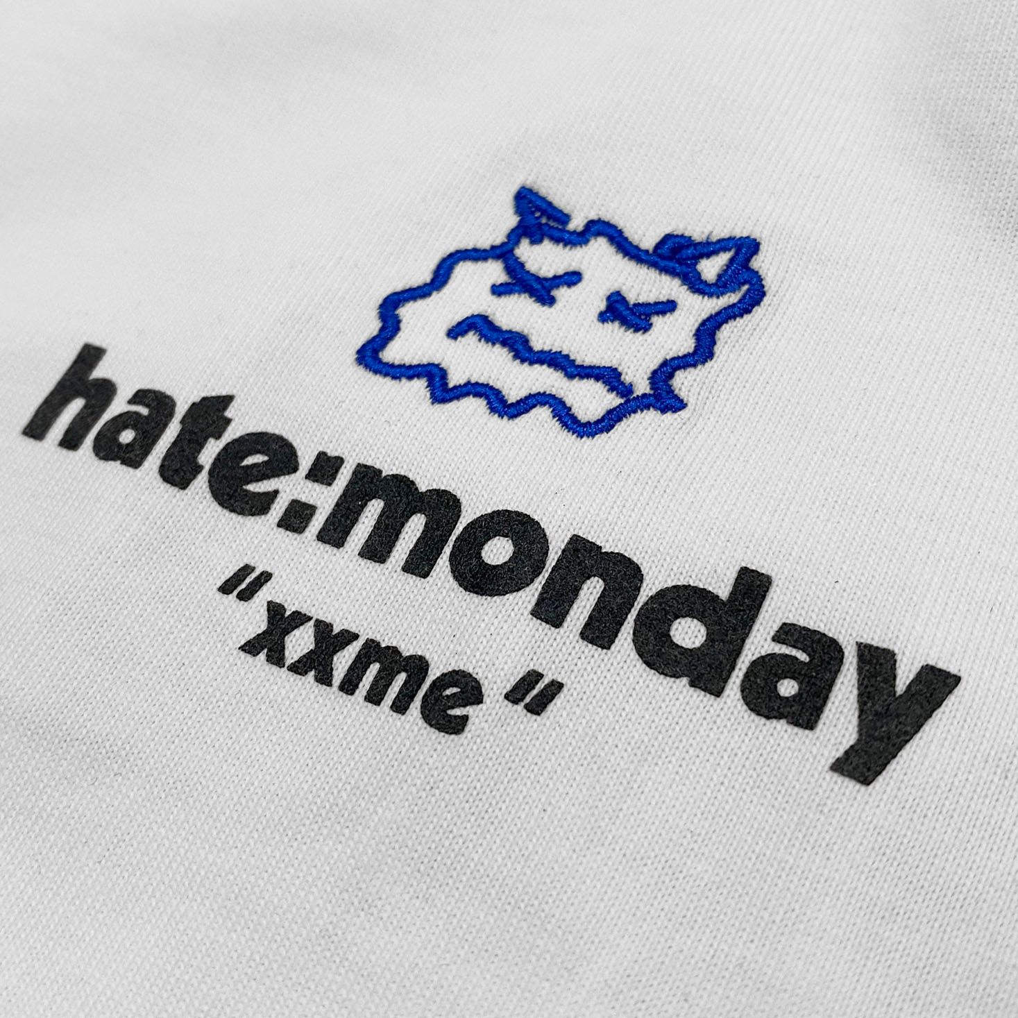 Áo Thun Hate Monday - White