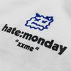  Áo Thun Hate Monday - White 