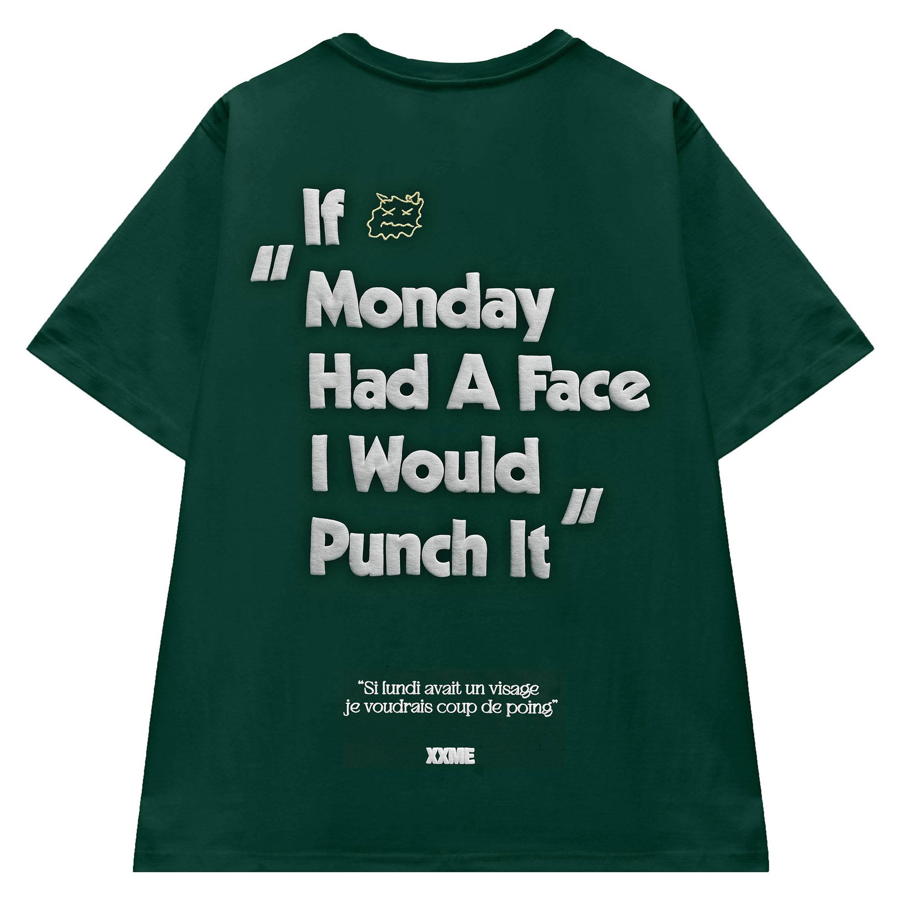  Áo Thun Hate Monday - Dark Green 