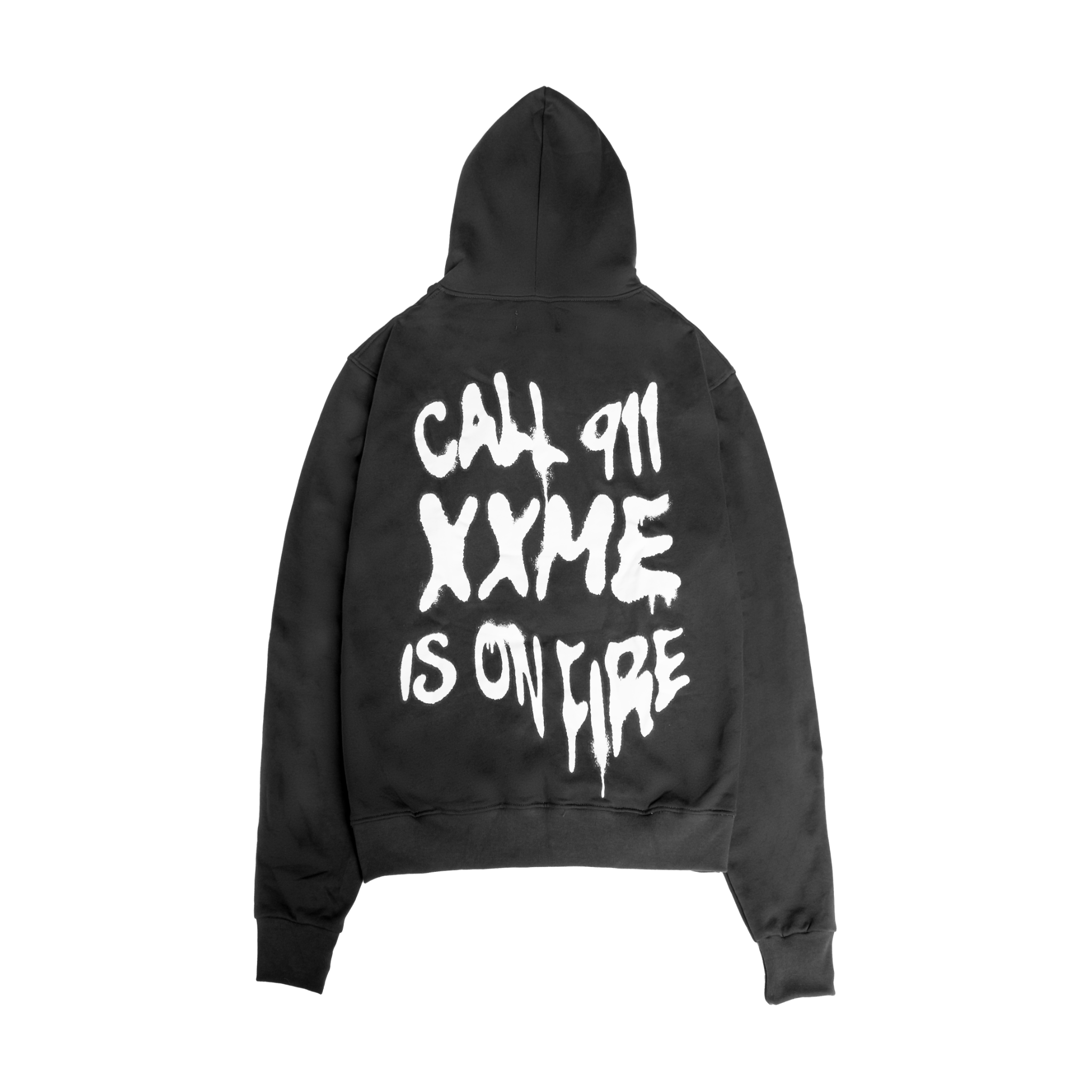  Áo Hoodie XXME On Fire - Black 