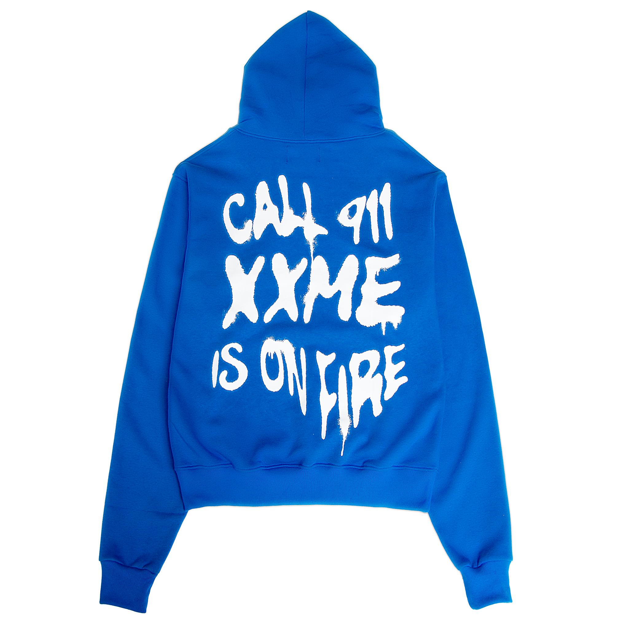 Áo Hoodie XXME On Fire - Blue