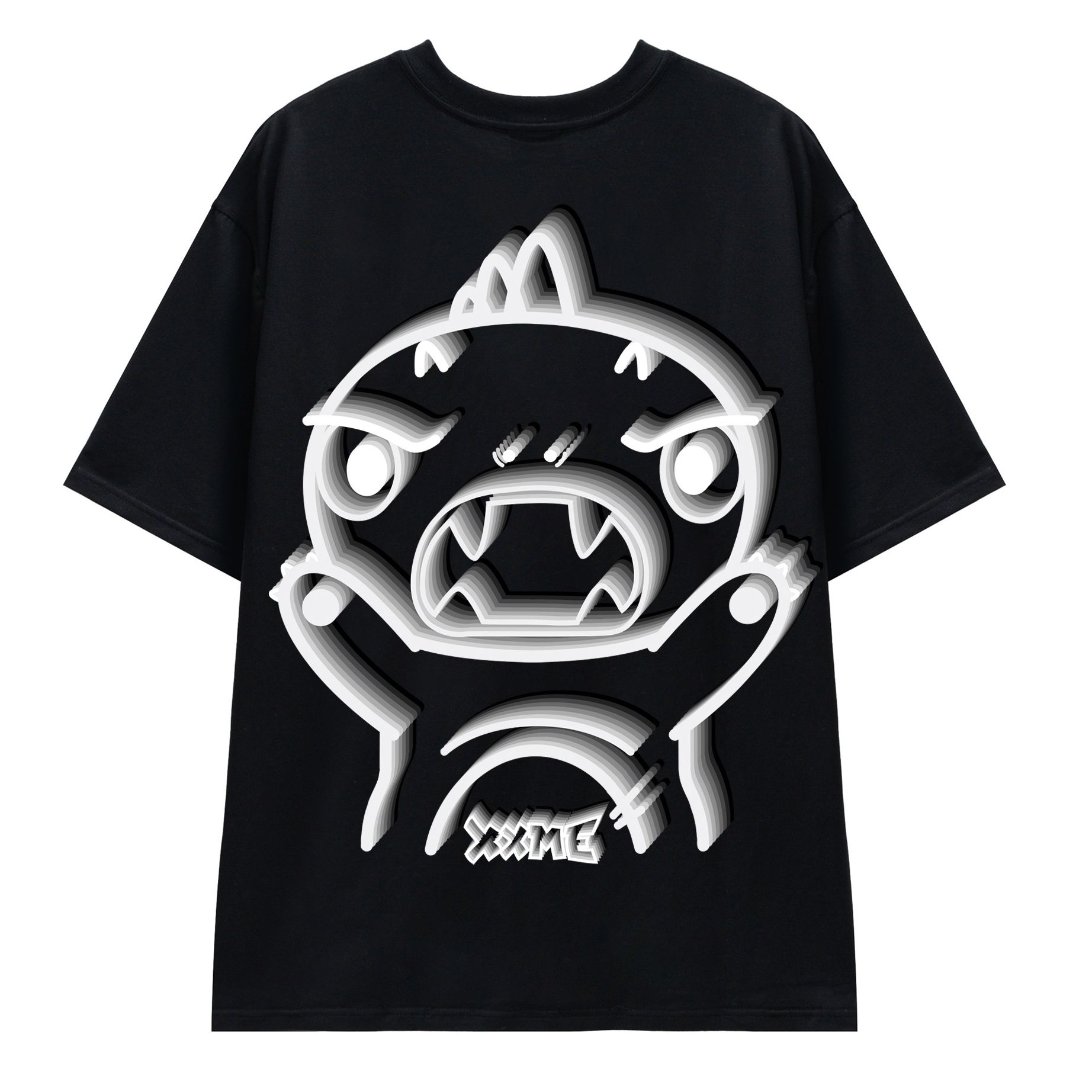 Áo Thun Rawr Illusion Tshirt - Black