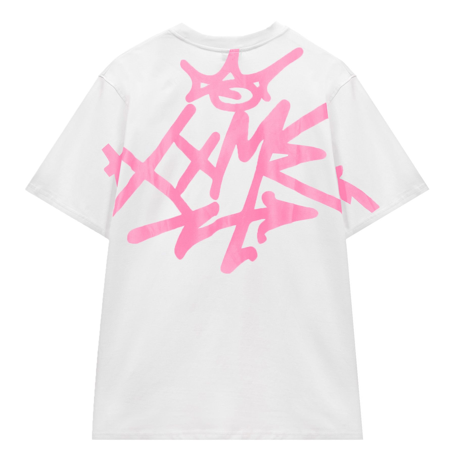 Áo Thun Pink Ver. Big Icon - White