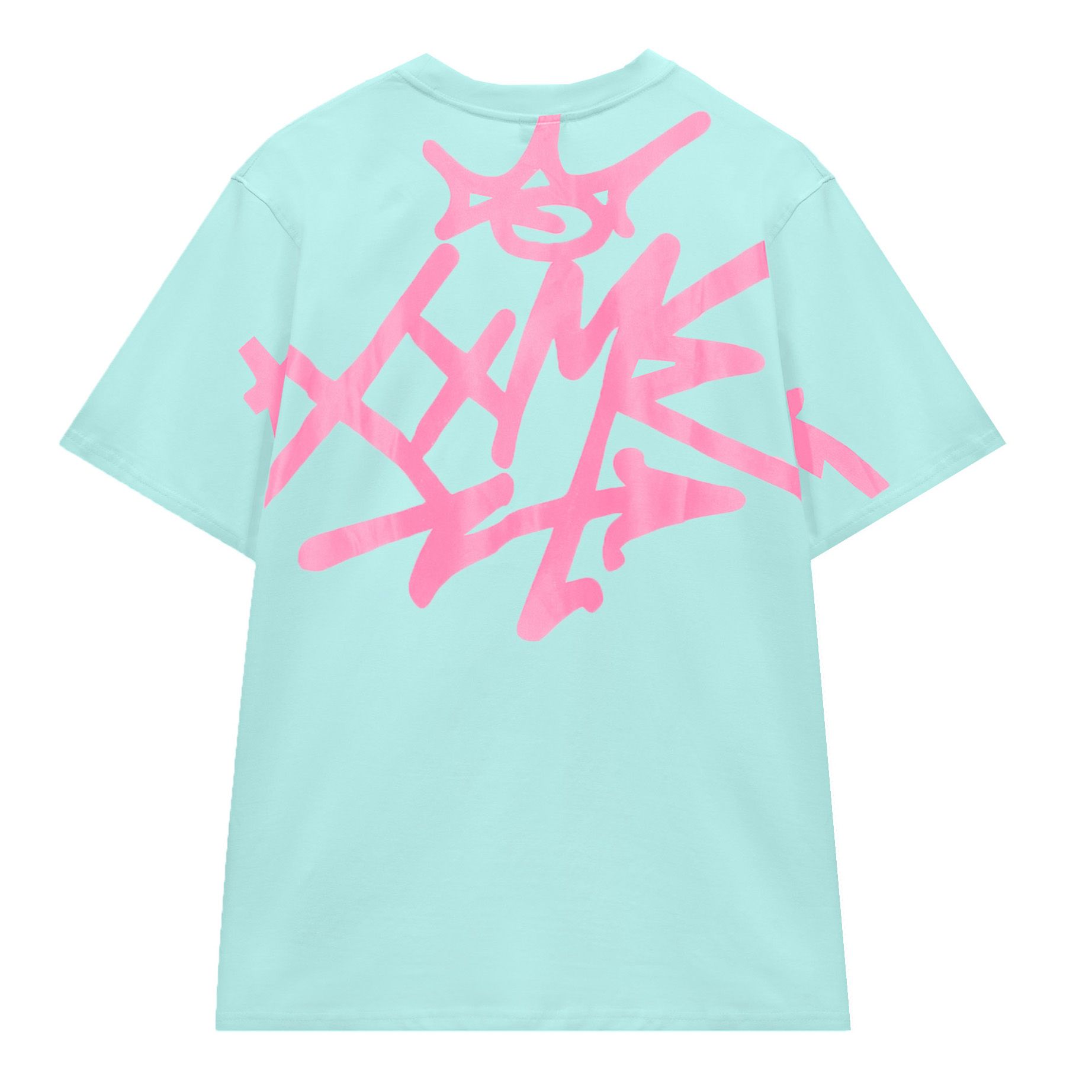 Áo Thun Pink Ver. Big Icon - Blue