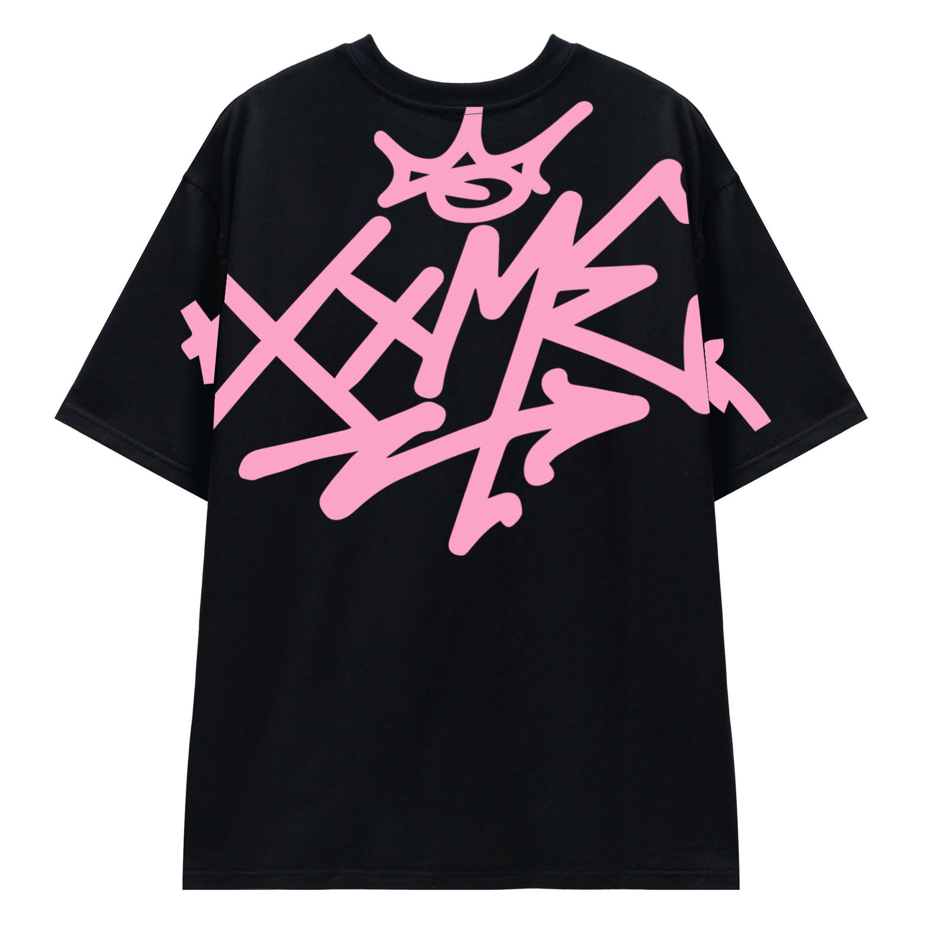 Áo Thun Pink Ver. Big Icon - Black