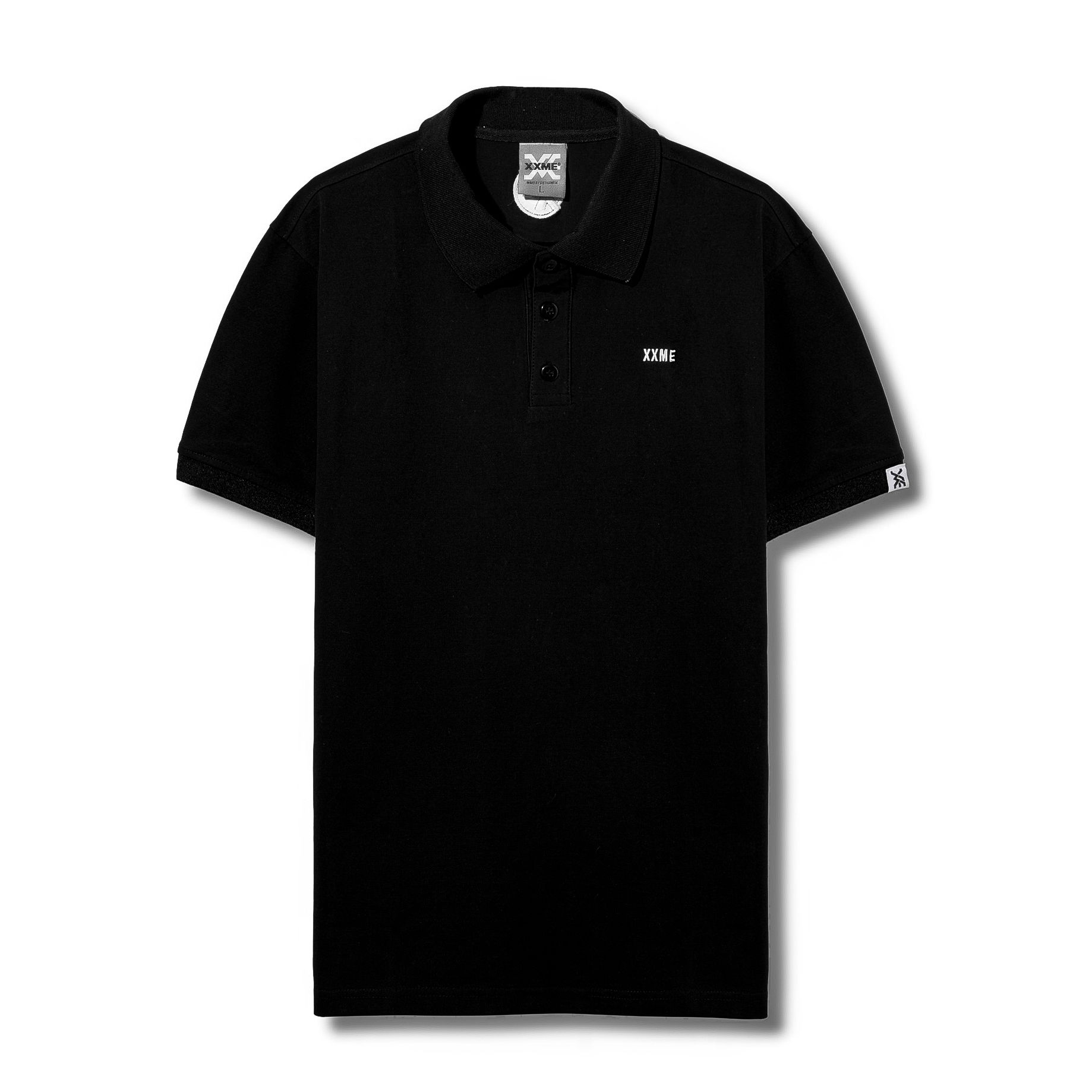 Áo Thun Cổ Trụ XXME - Black