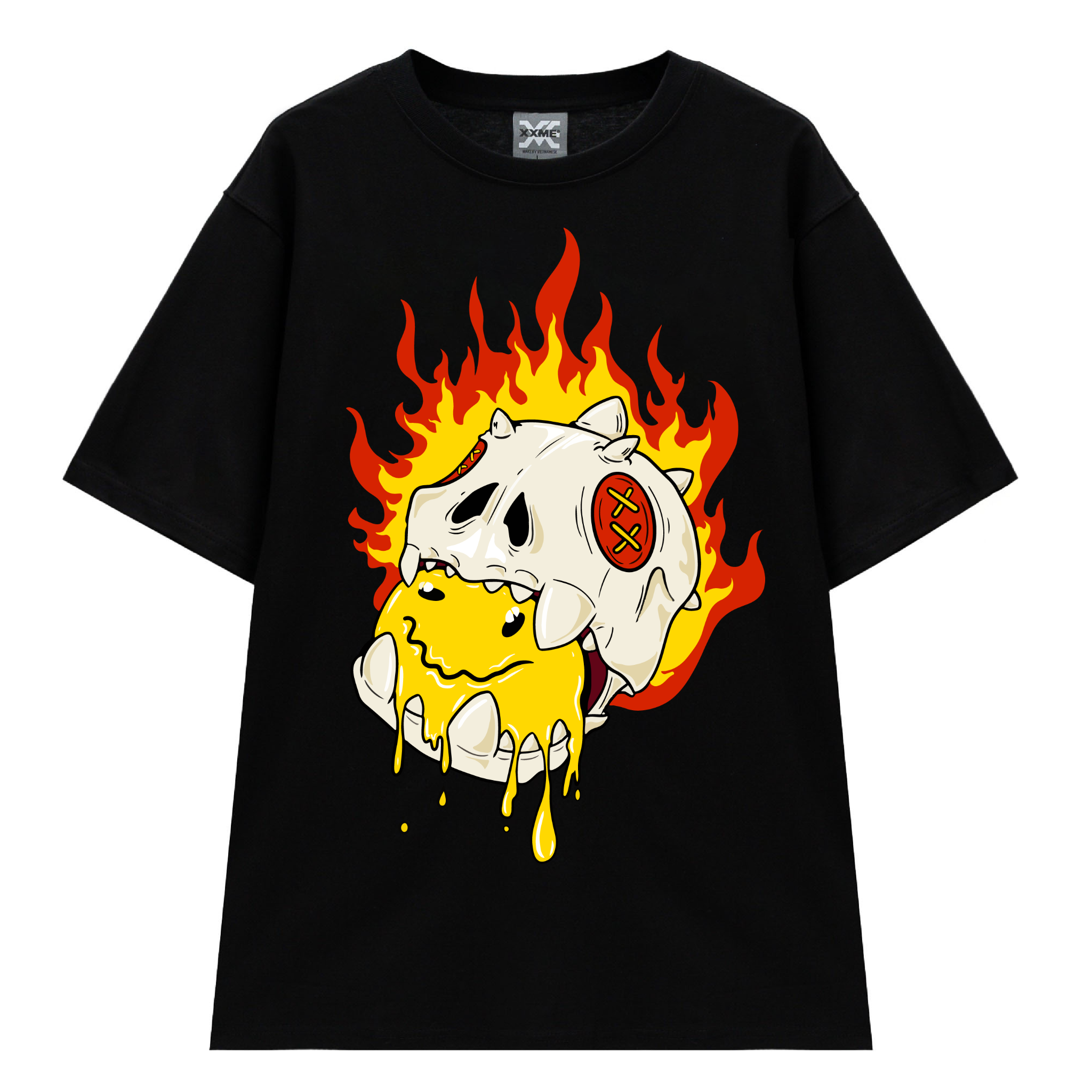 Áo Thun X-RAY RAWR Smile Tee - Black