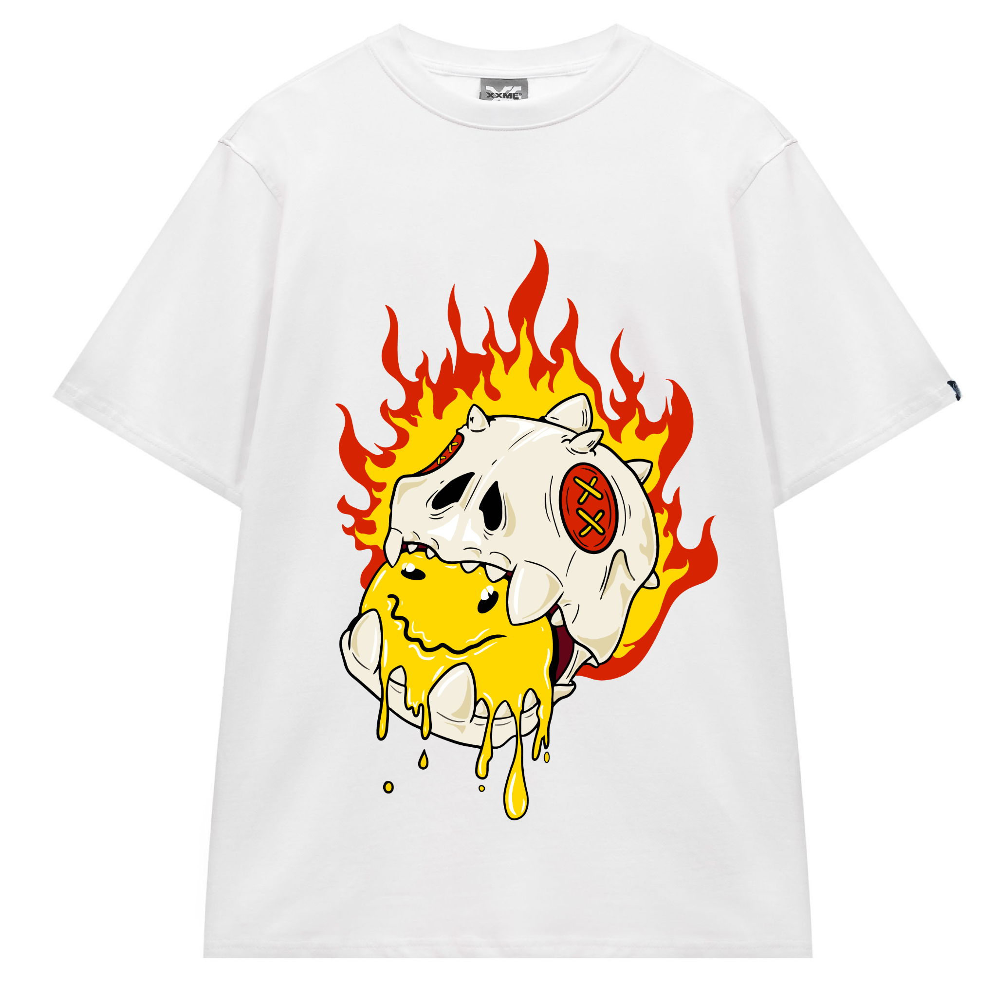 Áo Thun X-RAY RAWR Smile Tee - White