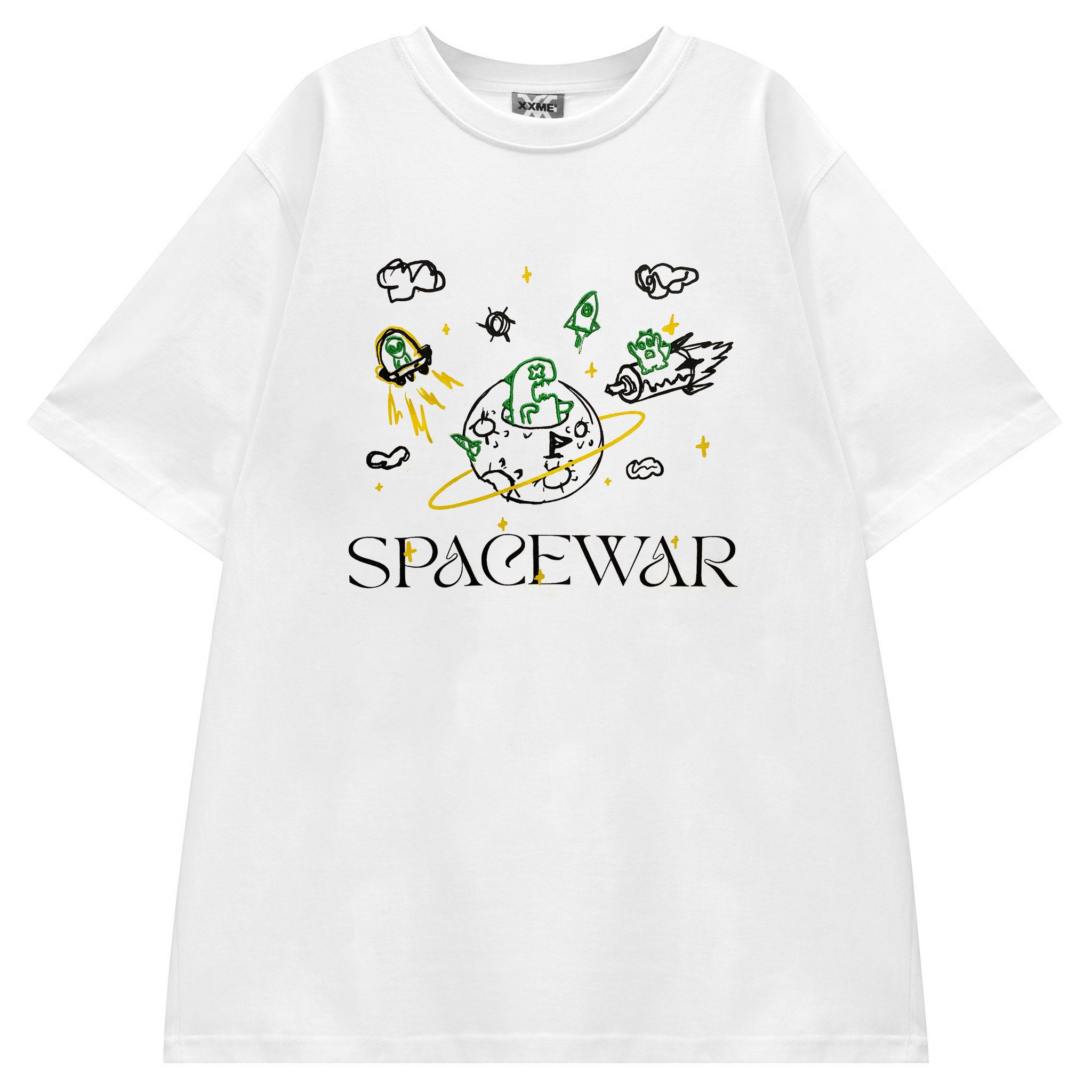 Áo Thun Space War - White