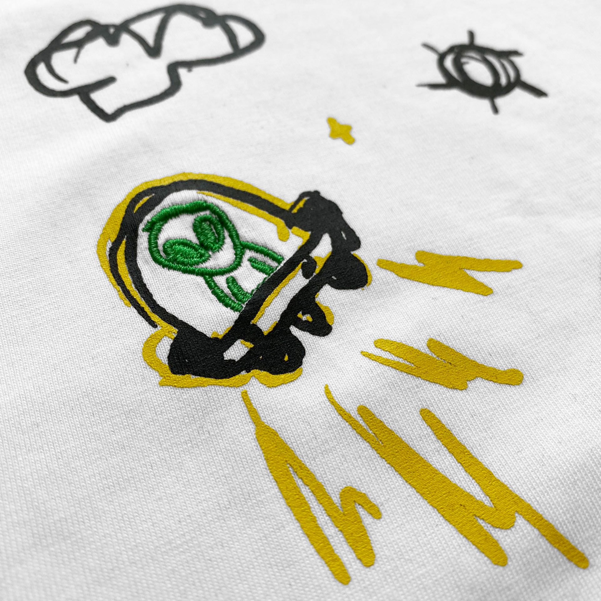Áo Thun Space War - White