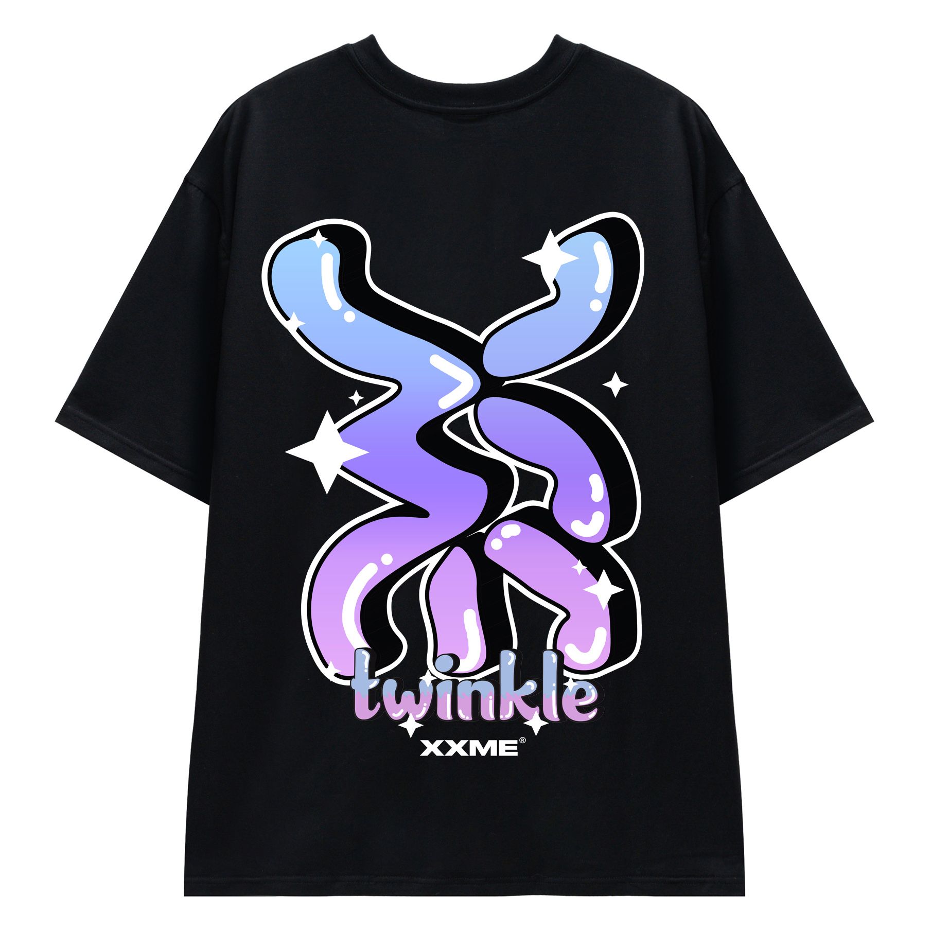  Áo Thun Big Logo Twinkle Tshirt - Black 