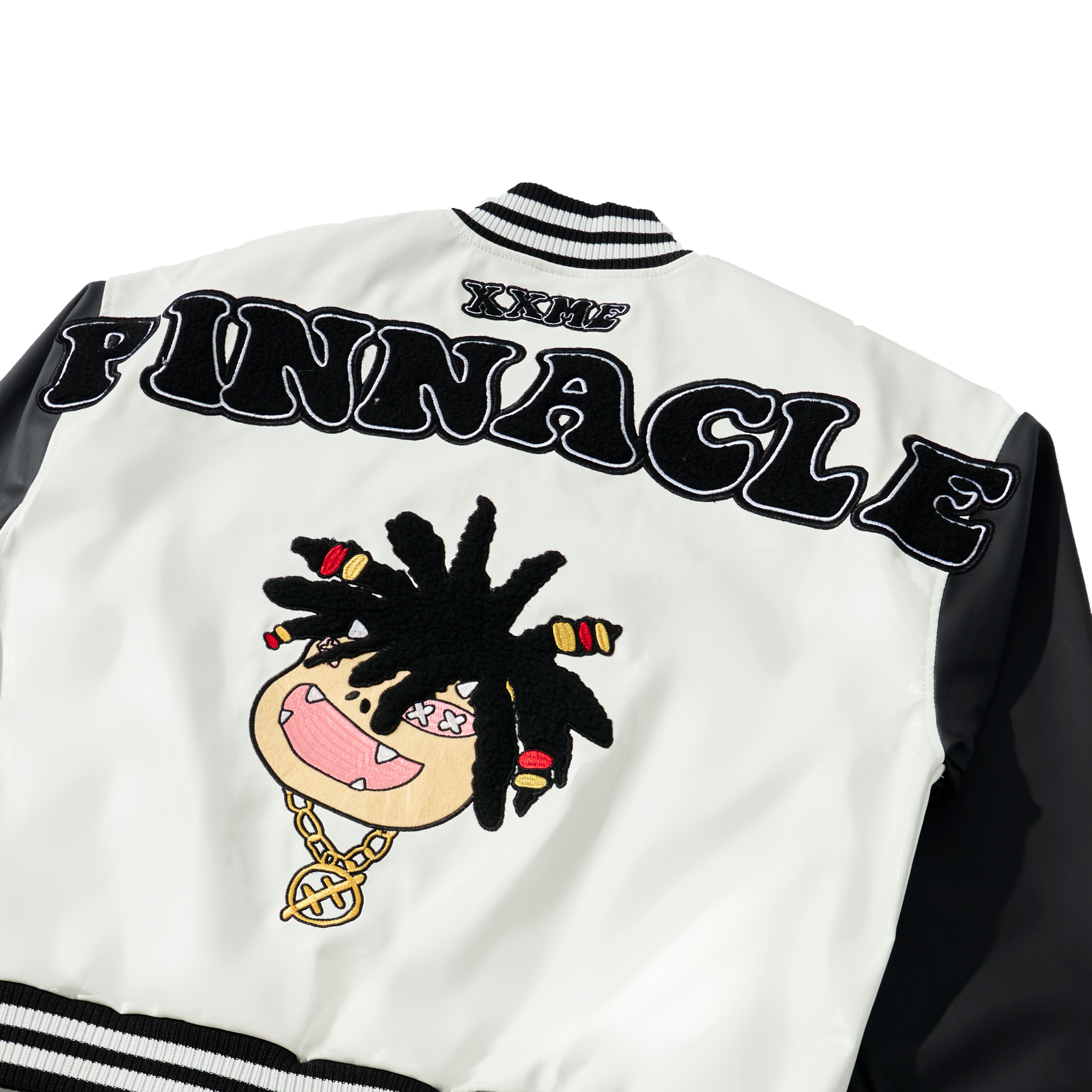  Áo Khoác Da Pinnacle Varsity - Black 