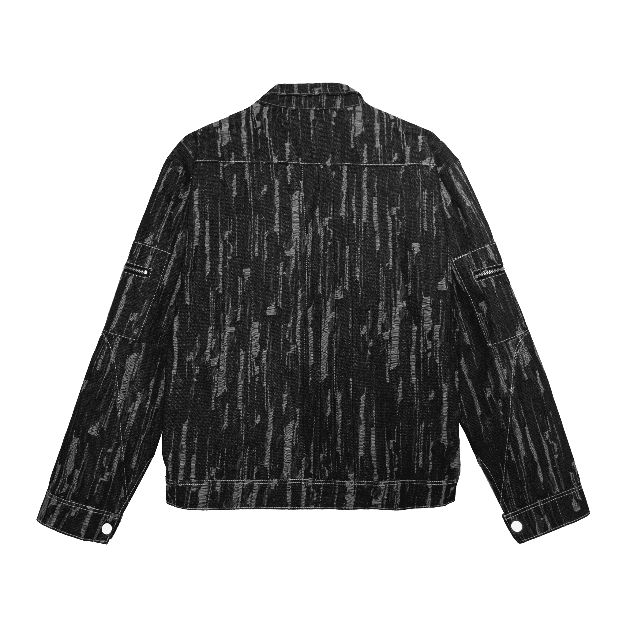 Áo Khoác XXME Glitch Jacket Denim - Black