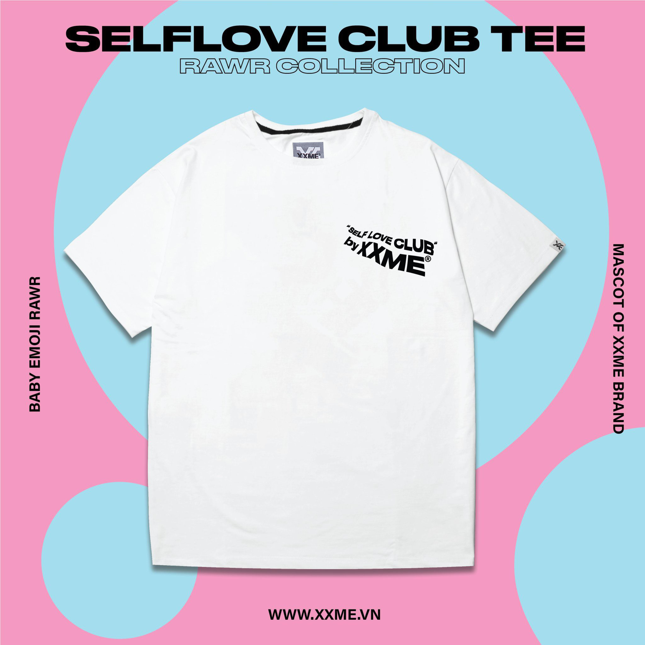 Áo Thun RAWR Self Love Club Tshirt - White