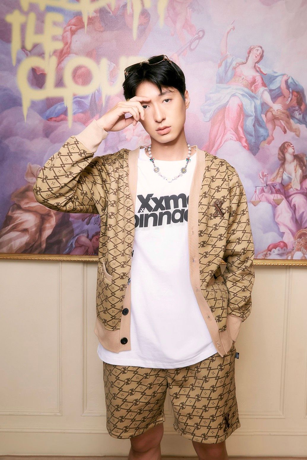Quần Ngắn X2 Monogram - Beige