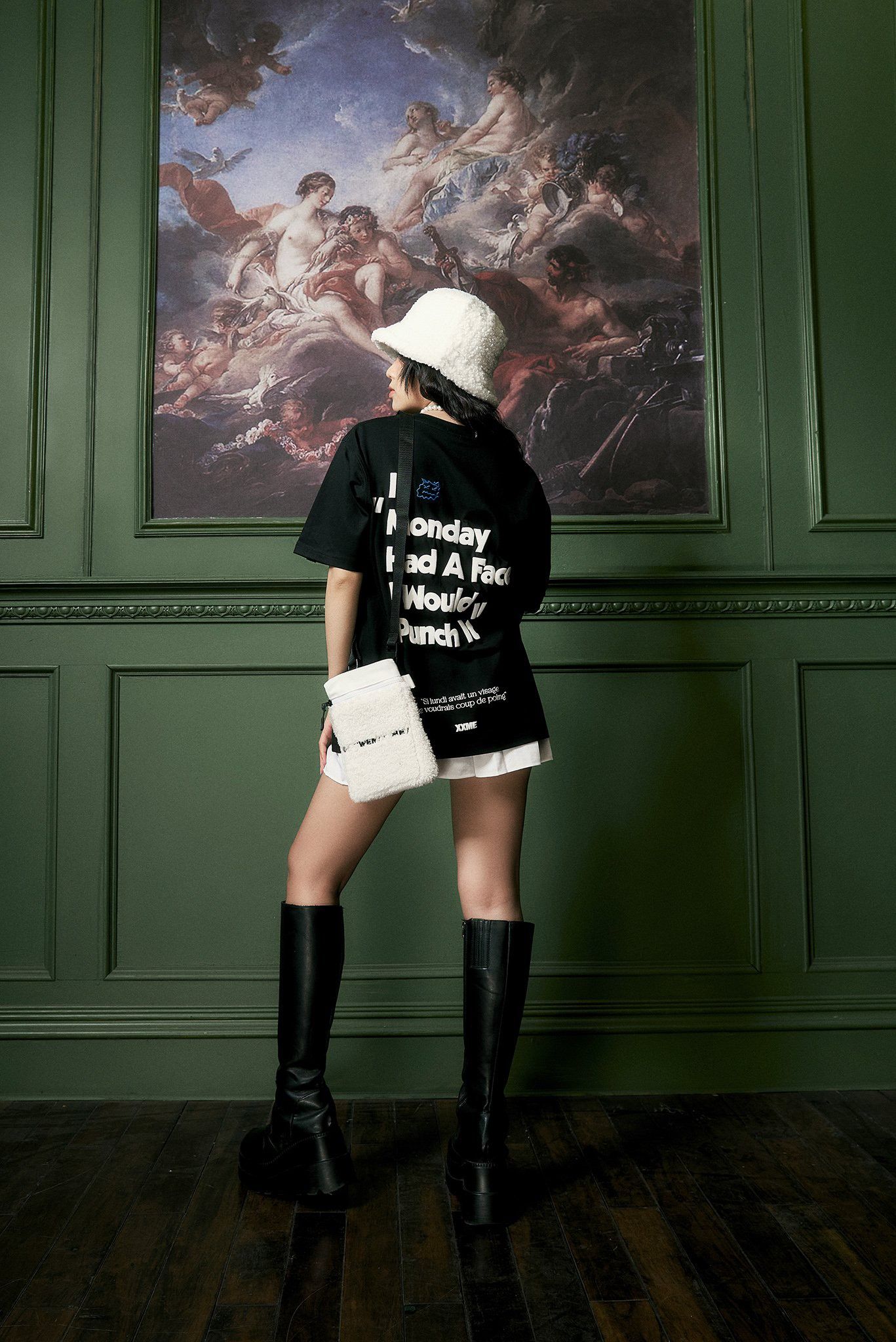 Áo Thun Hate Monday - Black