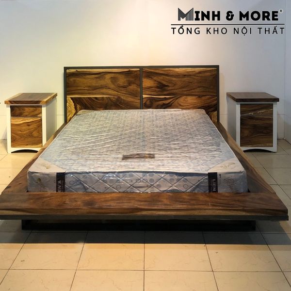 Giường Nhật Bản gỗ me tây