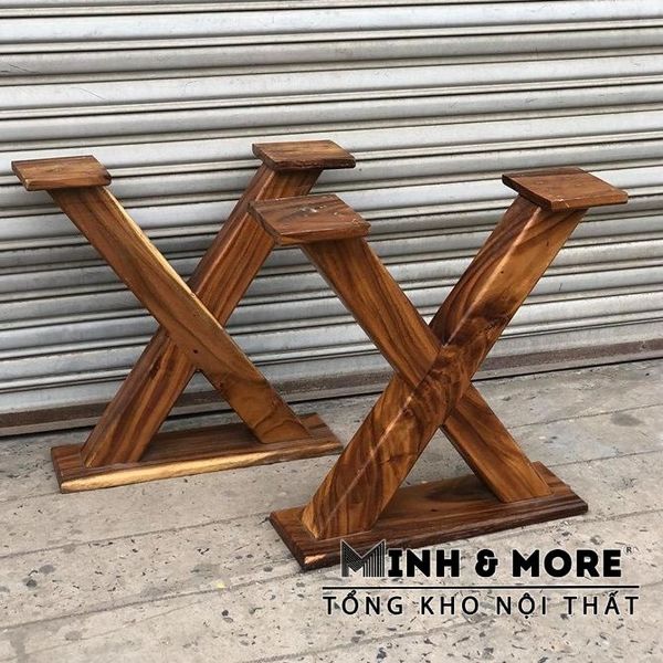 chân bàn gỗ me tây