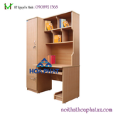 Bàn liền giá sách Hòa Phát BK406