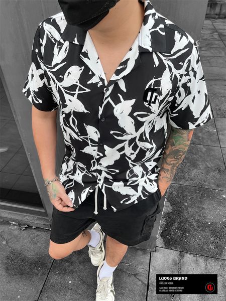  [ Black Lily ] - Cuban Shirt - SM2024/ALL2024 