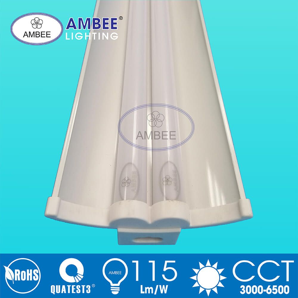 Bộ Đèn Led T5 Đôi Có Chóa 1.2m 2x18w