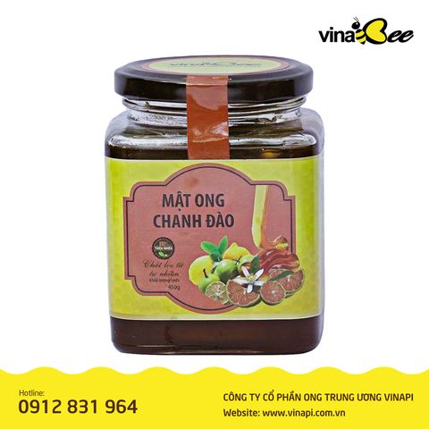  Mật ong chanh đào 450g 