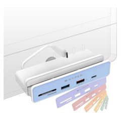 CỔNG CHUYỂN CHUYÊN DỤNG IMAC 24″ HYPERDIVE 5-IN-1 USB-C HUB HD34A6 - Hàng Apple8