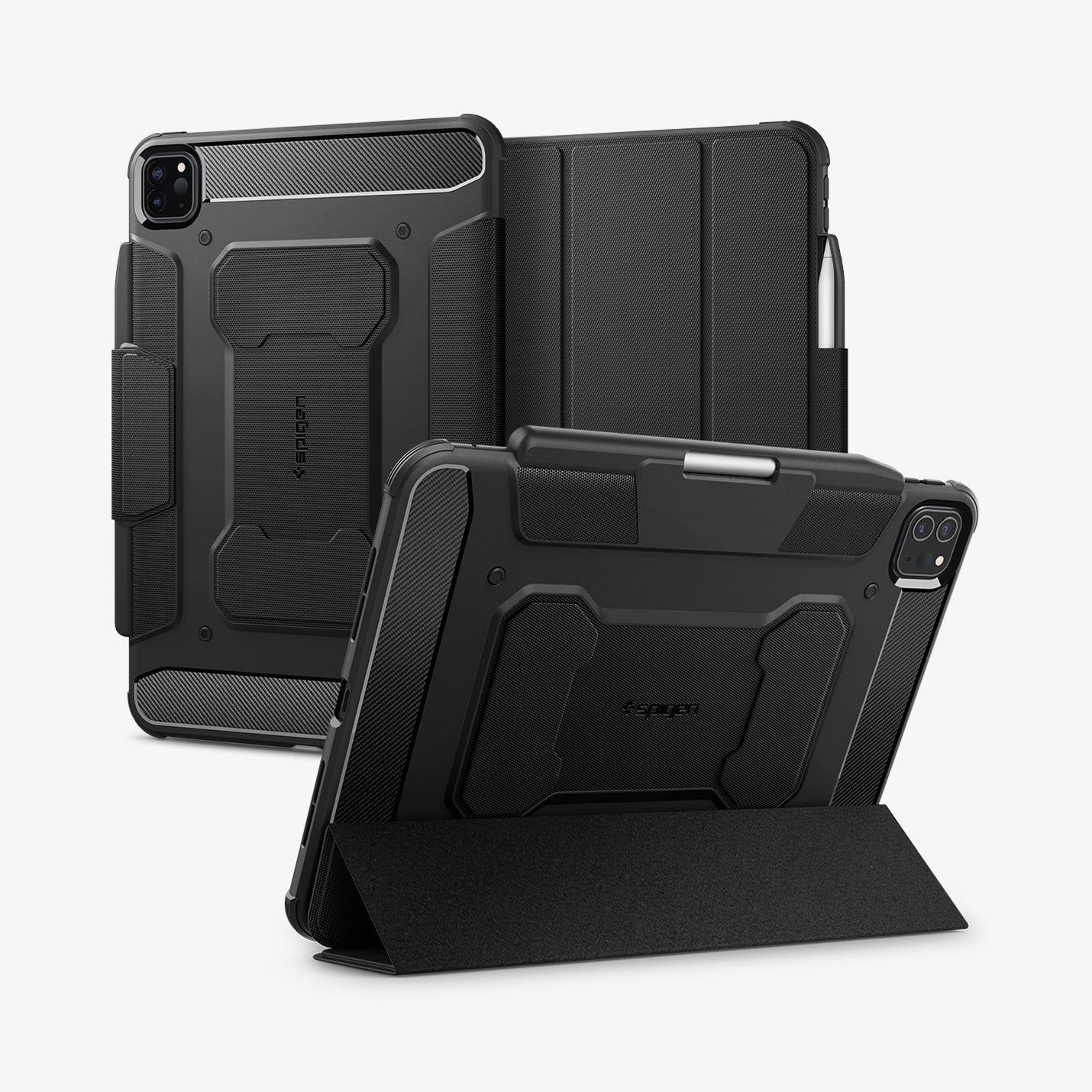 Bao Da Spigen Case Rugged Armor Pro Black Ipad Pro 11