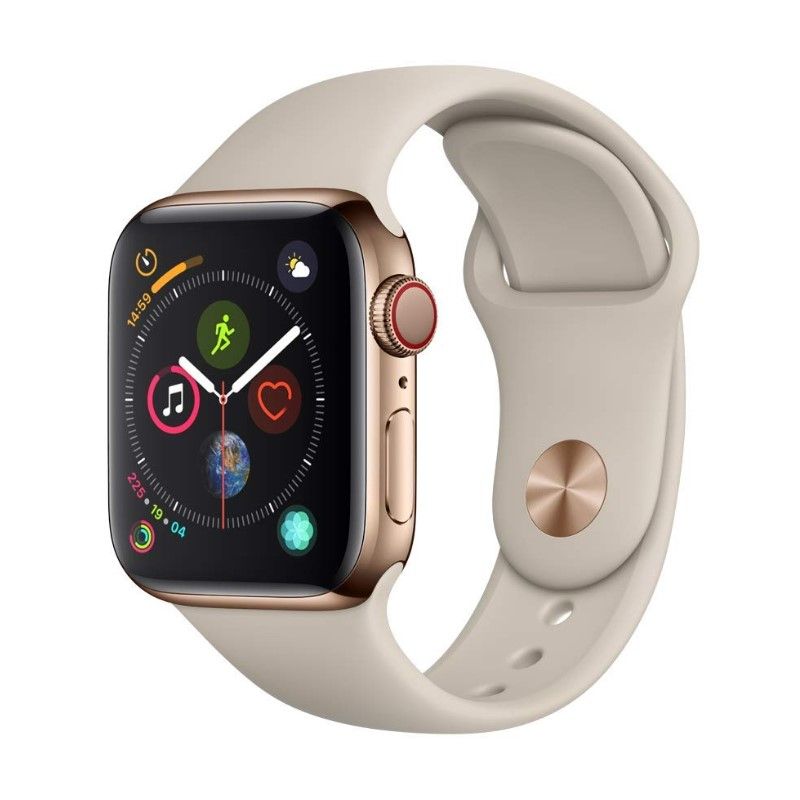 Đồng Hồ Apple Watch Series 4 GPS Cellular 44mm Viền Thép Dây Thể Thao - Hàng Apple8