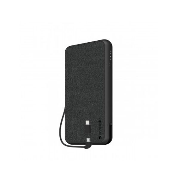 Sạc Dự Phòng Mophie Powerstation Plus XL Fabric 10000mAh Tích Hợp Cáp 401101678 - Hàng Apple8