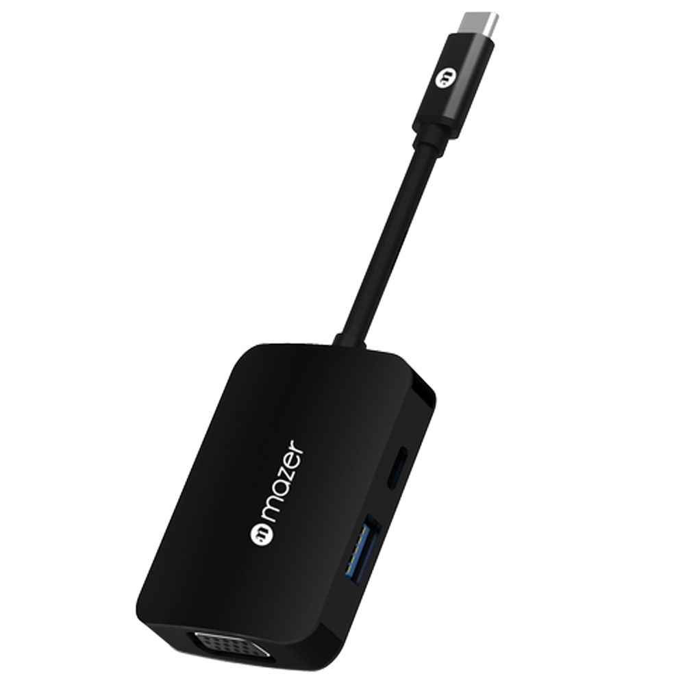 Cổng Chuyển Đổi Mazer USB-C 4-in-1 HUB ( M-UC2MULTI4040-BK ) - Hàng Apple8