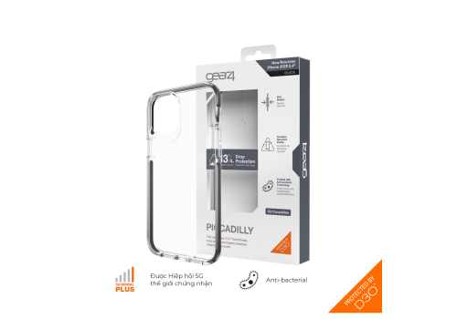 Ốp lưng chống sốc Gear4 D3O Piccadilly 5G 4m cho iPhone 12 Mini - Hàng Apple8