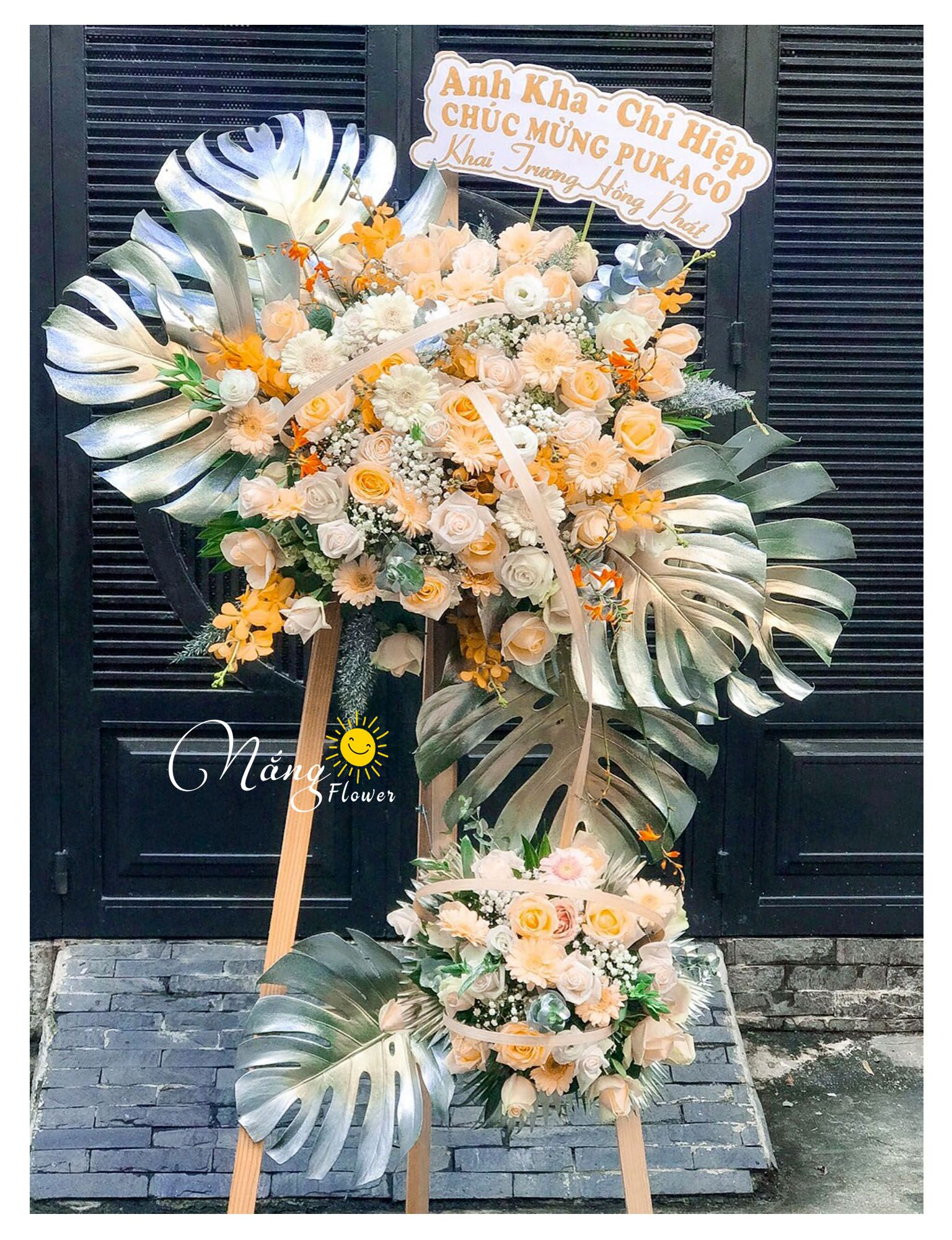 Kệ Hoa Chúc Mừng Khai Trương HT-007