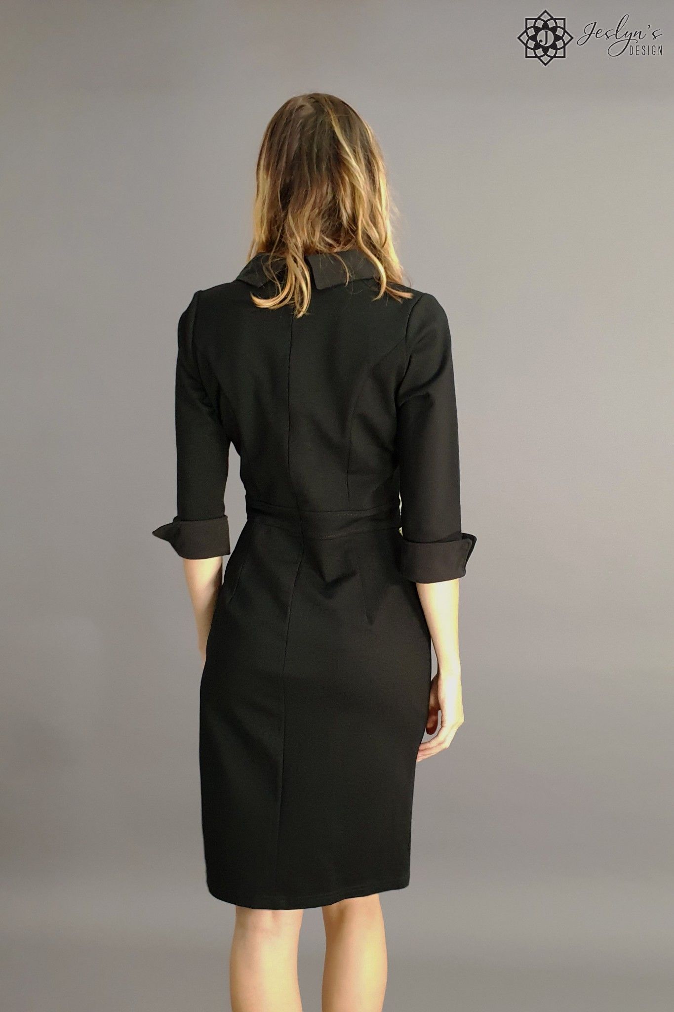 Ume black dress D47J
