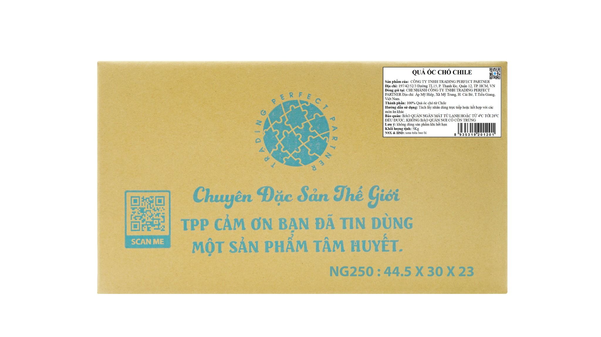  Hạt Óc Chó Giá Sỉ Thùng 5KG 