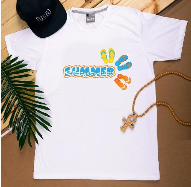 áo đi biển Summer + đôi dép