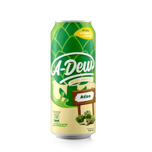 Nước Atiso A-Dew Lon Sleek 330ml