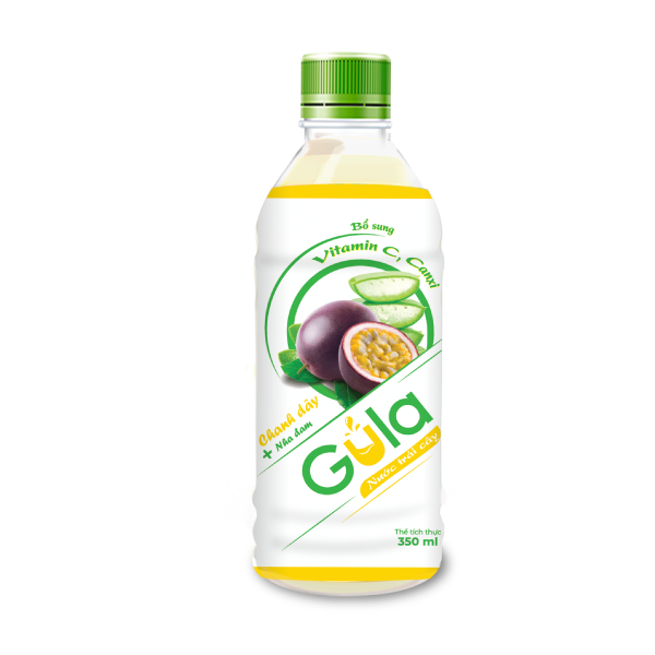 Nước Chanh Dây Nha Đam Gula Chai 350ml