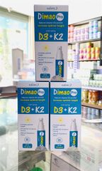 Dimao Pro D3K2 Oral Spray bổ sung vitamin D3 và K2 cho bé