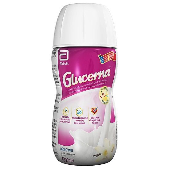 Sữa tươi Abbott Glucerna cho người tiểu đường 220ml Vani