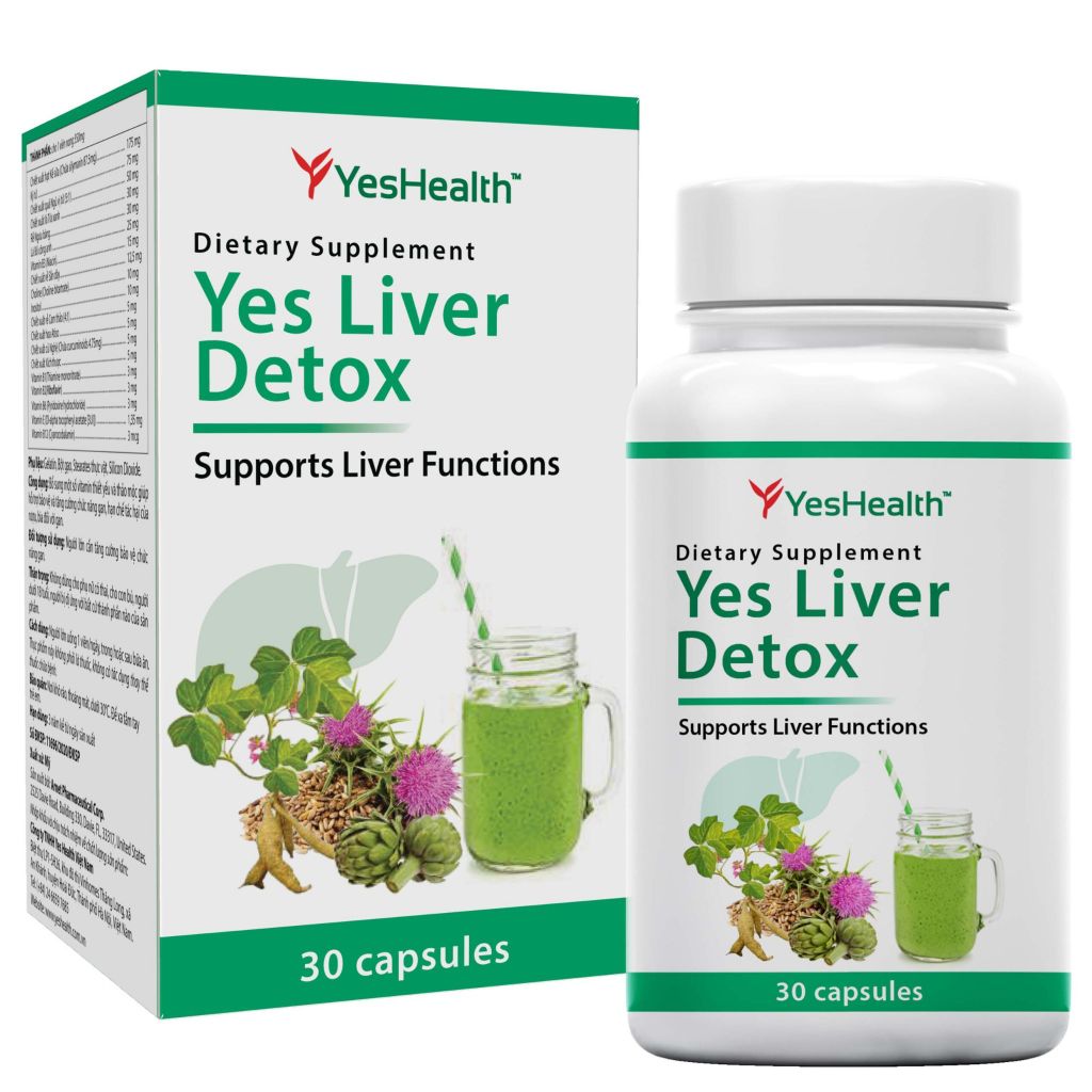 Bổ gan YesHealth Liver Detox lọ 30v