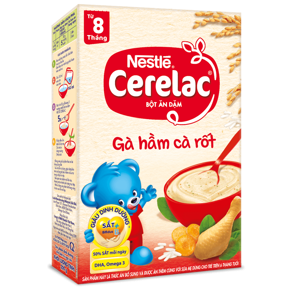 Nestle gà hầm cà rốt