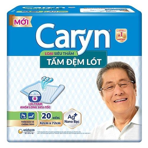 Bỉm Caryn tấm đệm lót 20M