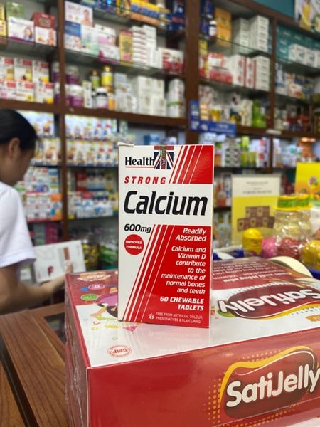 HealthAid Calcium 600mg lọ 60v