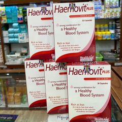 Sắt Haemovit Plus HealthAid hộp 30 viên