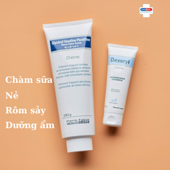 Kem nẻ chàm sữa cho trẻ sơ sinh Dexeryl Glycerol Vaseline Paraffine Pháp 250g