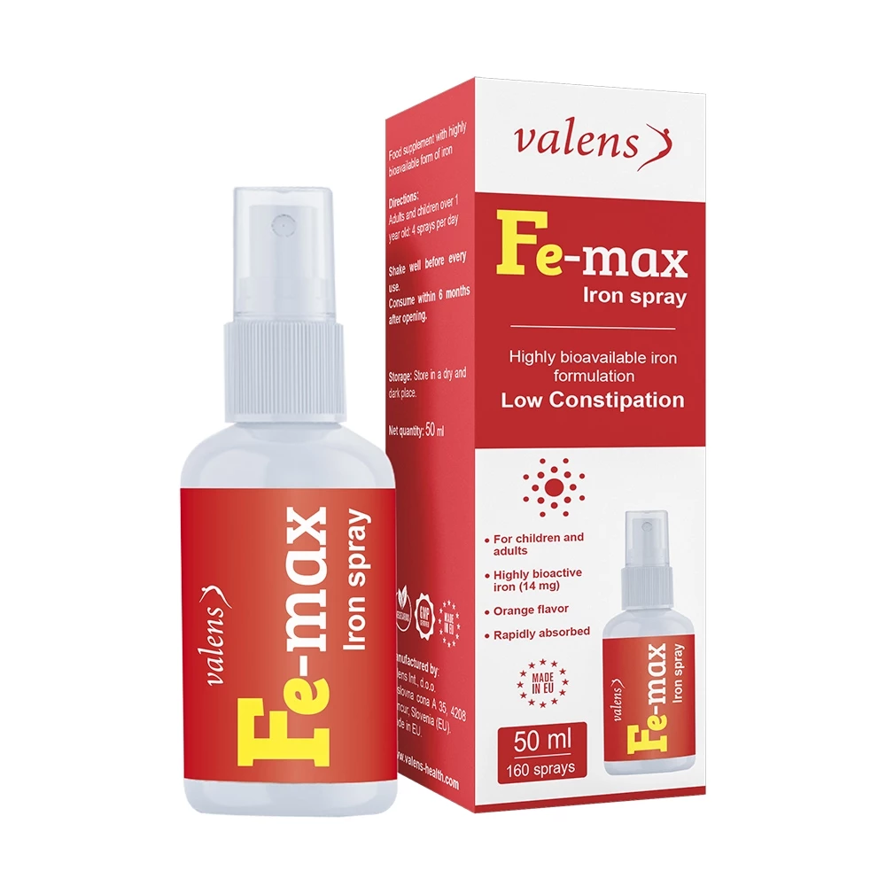 Sắt xịt Fe-max iron spray cho trẻ em trên 1 tuổi chai 50ml
